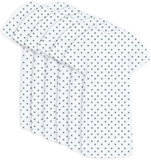 GOLD TEXTILES Patient Hospital Gowns Pack of 6 - Poly Cotton Unisex Hospital Patient Costumes for Medical Exams, Fits up to 2XL, 45” Long & 61” Wide, with 2 Pairs of Back Ties (Blossom)