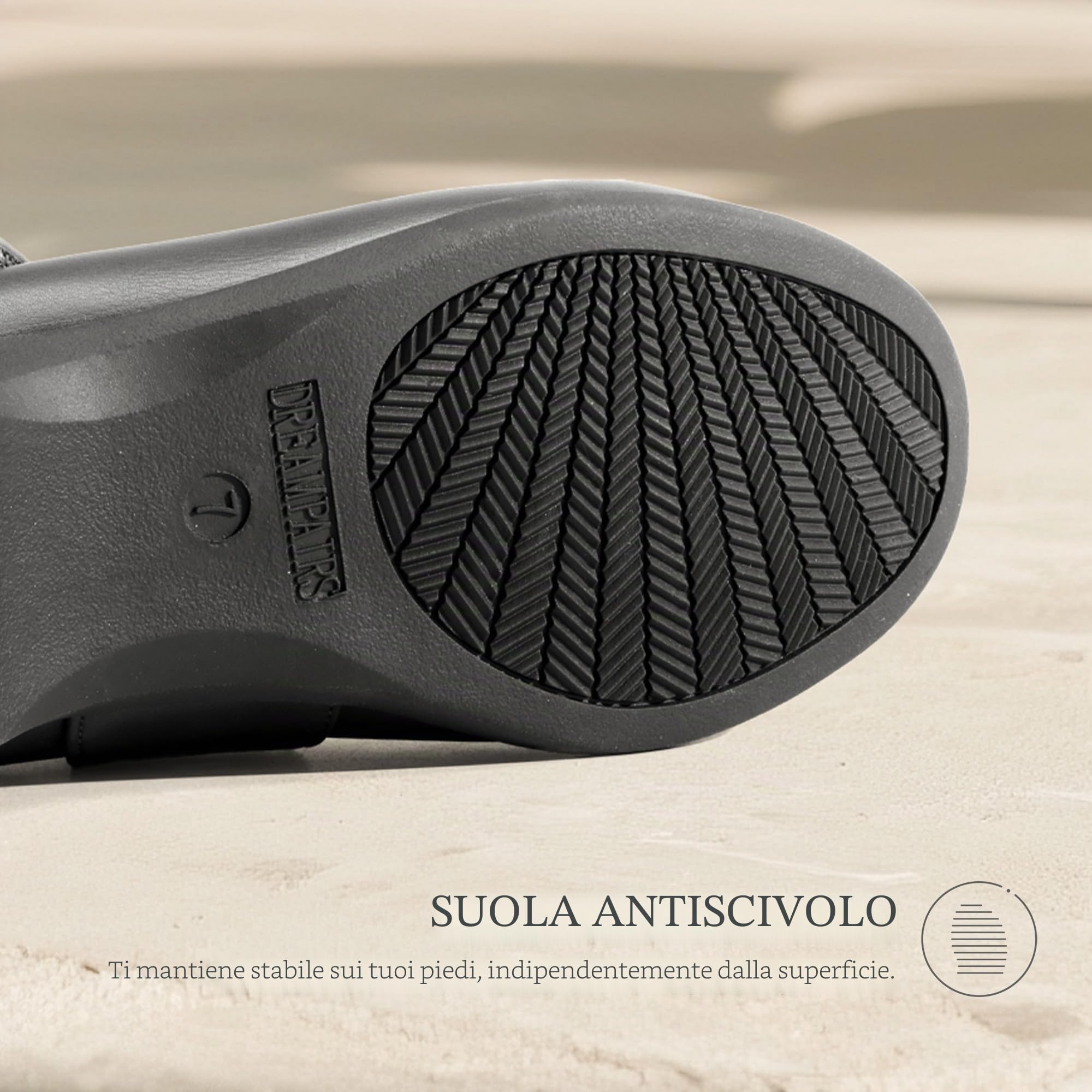 DREAM PAIRS Ballerine Donna Mary Jane,Nero,40 | 3D memory foam, TPR leggero, traspirante, cinturino, colletto imbottito.