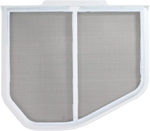 Miniatura 4 de W10120998 - Repuesto de pantalla de pelusa para secadora Whirlpool WED8200YW0 - Compatible con filtro de pelusa 8066170
