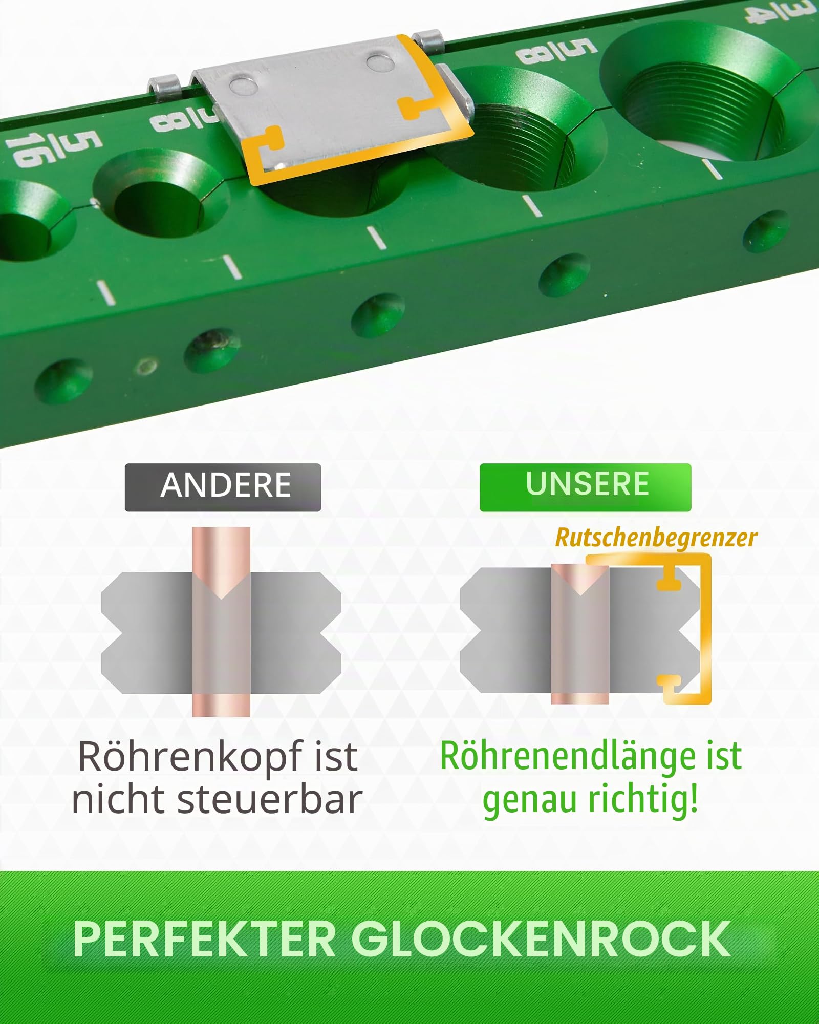 Super Stars Bördelwerkzeug-Set, 1/4-Zoll-3/4-Zoll-Einzel-Flare-Werkzeug, HVAC, 45° Exzenter-Typ Bördelwerkzeug mit Rohrschneider für Kupferrohrrohre (5-in-1-Set)
