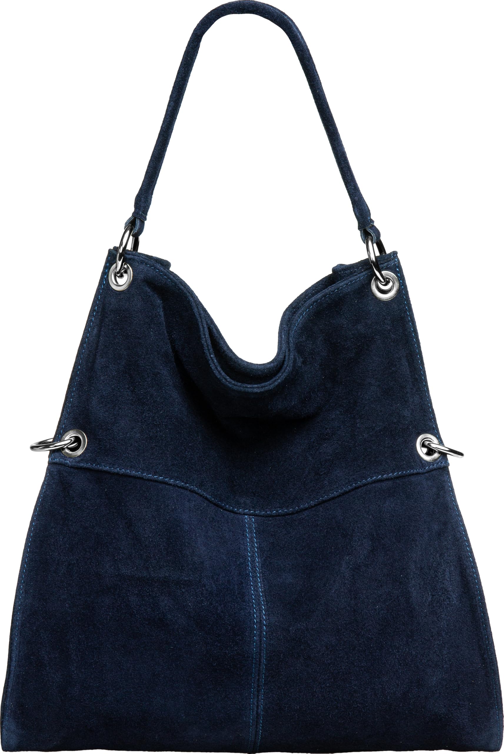 Caspar Große Vintage Leder Schultertasche Damen Handtasche