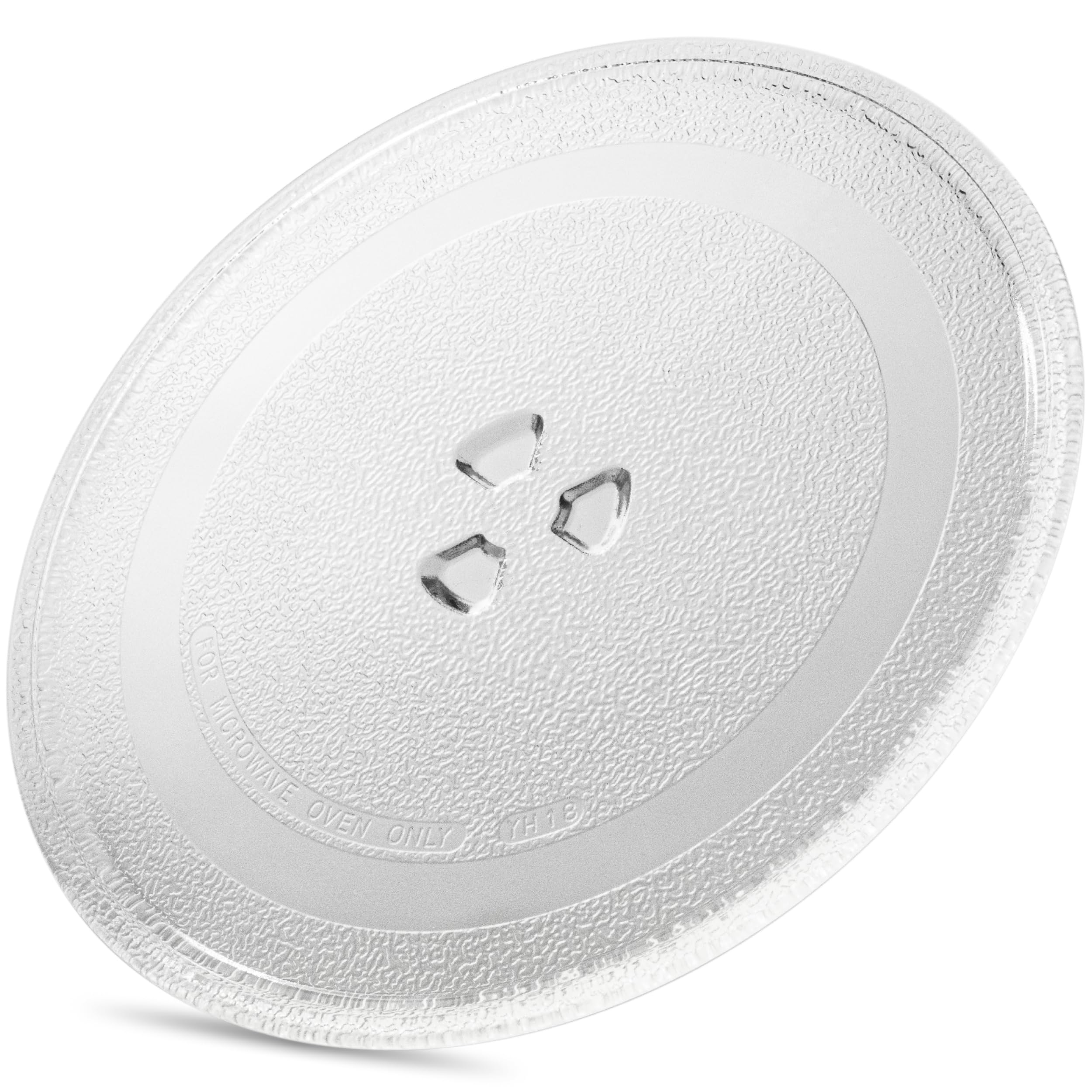 Drehteller Ø 245mm für Mikrowelle Glasteller Drehteller Ersatzteller Glasplatte Glasdrehteller für Mikrowellen Mikrowellenteller mit 3 Noppen