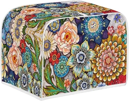 Vista 115 de Cubierta para tostadora de cocina, protector para hornear se adapta a la mayoría de tostadoras estándar de 4 rebanadas, mantiene la tostadora libre