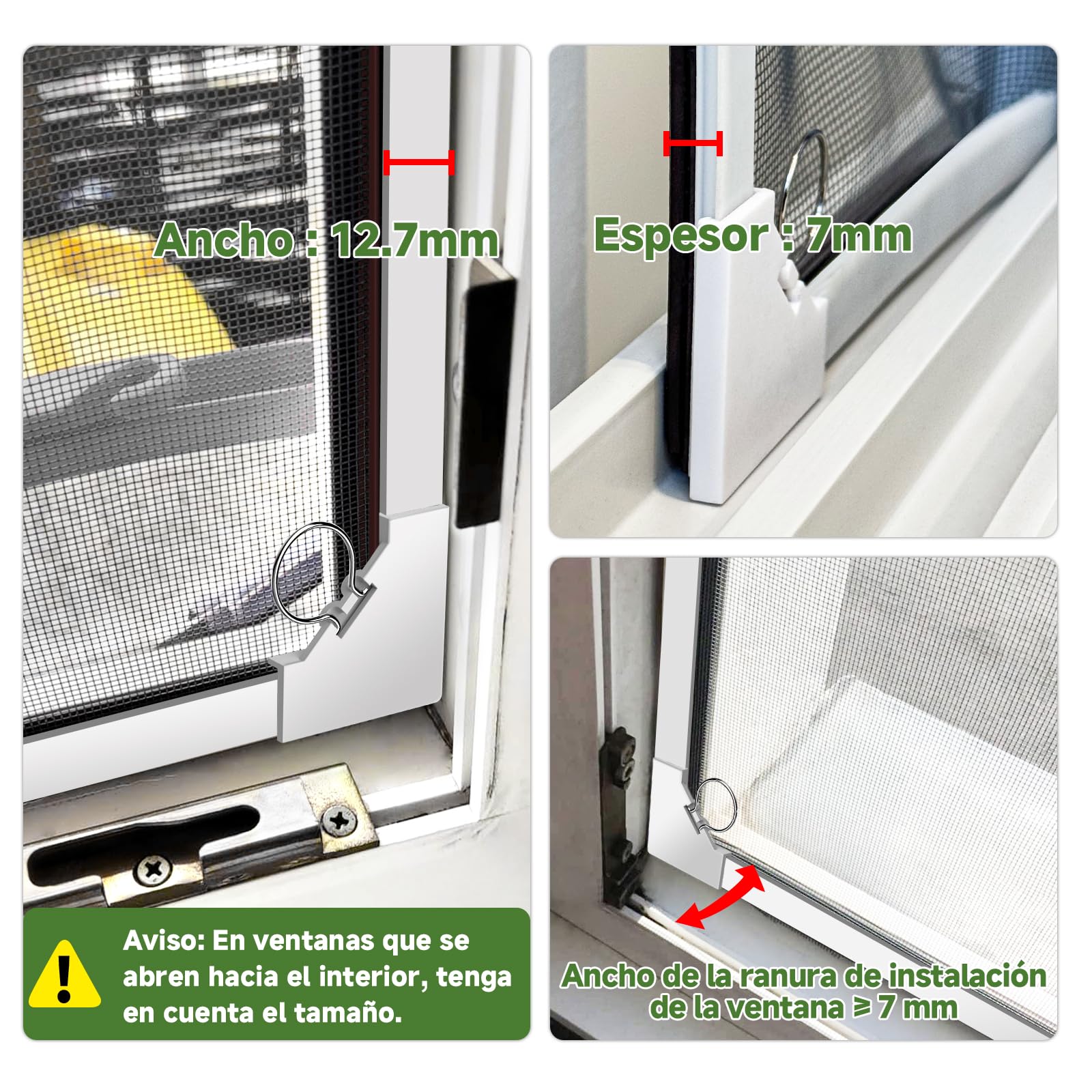 Mosquitera Ventana Magnética, 120x130 cm Fibra de Vidrio Premium, Protección Antimosquitos, DIY Ajustable Fácil Instalación Sin Taladrar, Mosquitera Magnetica para Ventana Correderas