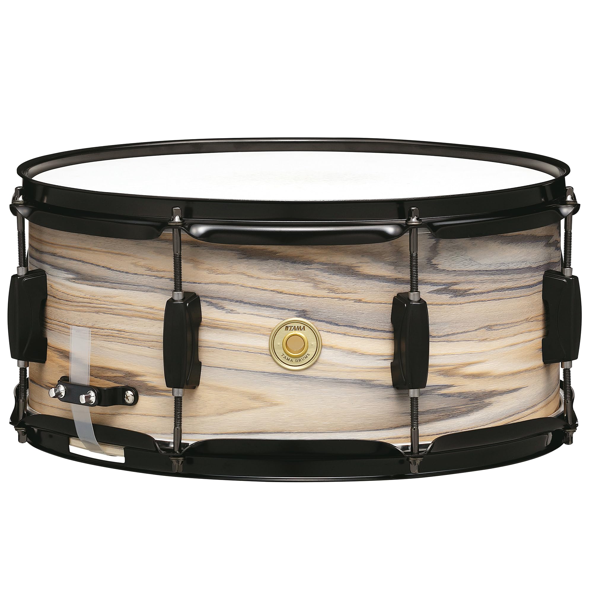 Tama Woodworks Snare 14"x6,5" Natural Zebrawood Wrap WP1465BK-NZW - Rullante
