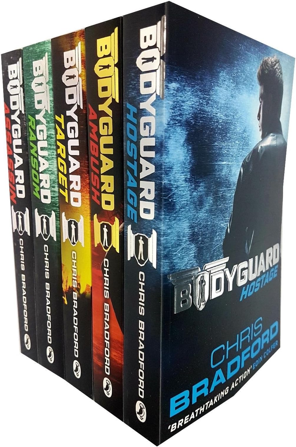 Chris bradford bodyguard series 5 books collection set