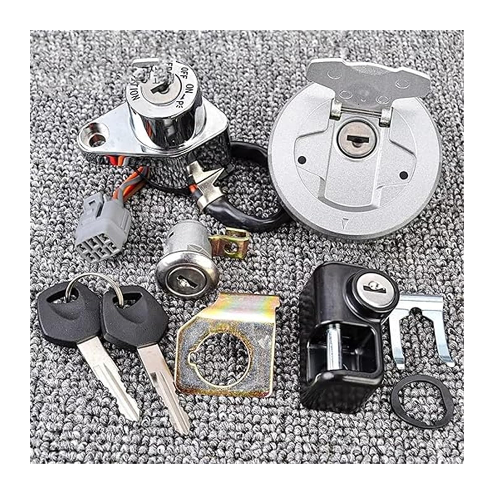 Interruttore Di Accensione Blocco Interruttore Accensione Carburante Serratura Sella Chiave Per Suzuki Per VZR1800BZ Per VZR1800B Per Boulevard Per M109R BOS 37000-49891 37000-48890