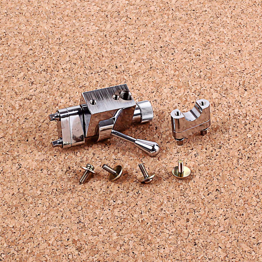 Alnicov Snare Drum Throw Off Clamp,Snaredrommel-Abschleppklemme,Siebregler mit Befestigungsschrauben Trommelsieb
