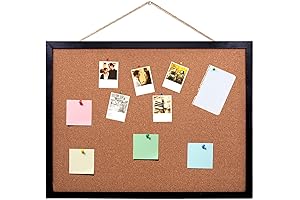 Premium Black Cork Board for Wall