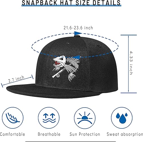 Miniatura 2 de Sombreros de Jesucristo para hombre, gorra de visera plana para hombre, mochila negra a presión, gorra de béisbol negra
