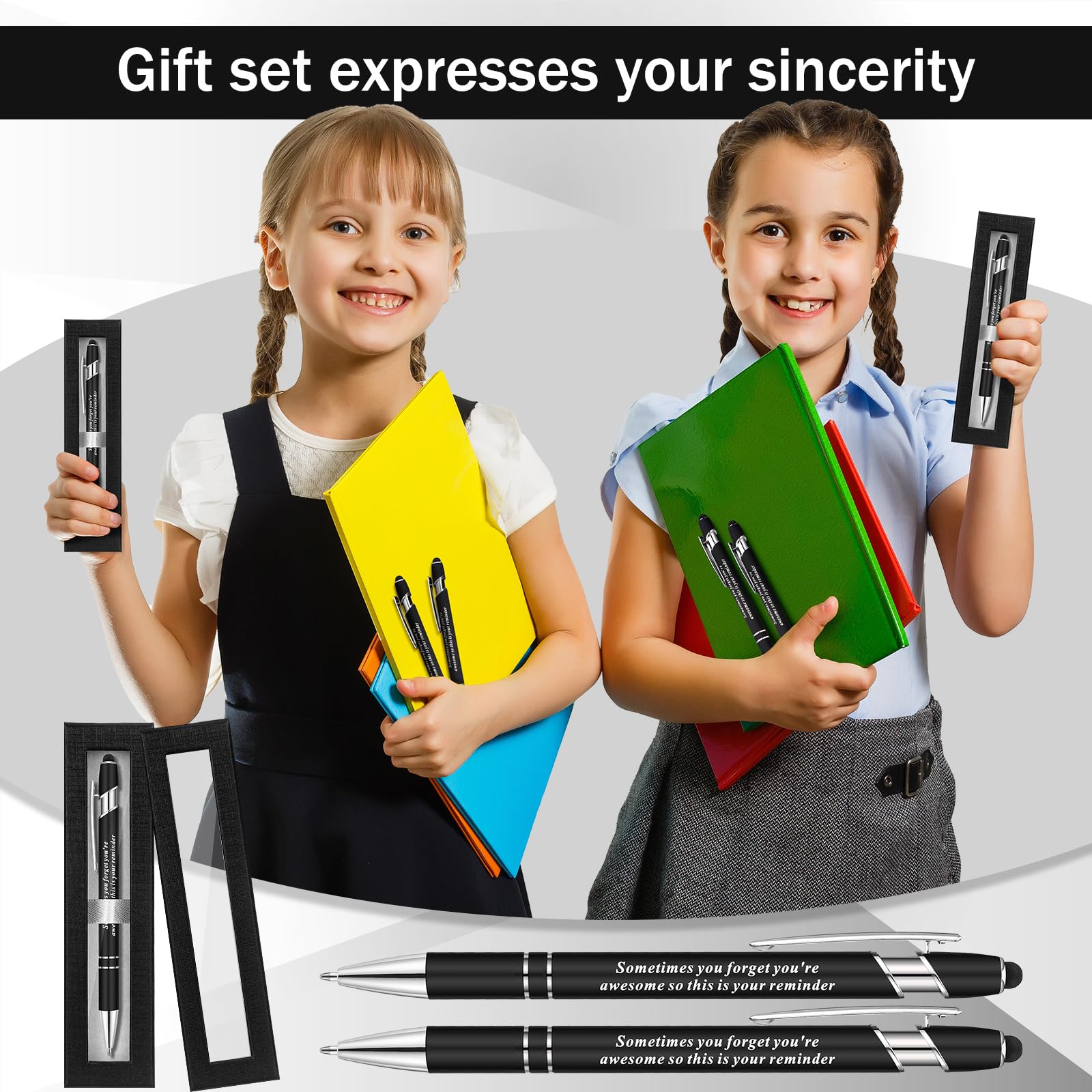 Cheersville Lot De 3 Gobelets Légers En Paille De Blé Avec Paille De Blé – Cadeau De Remerciement Pour L'appréciation Et La Motivation Des Employés