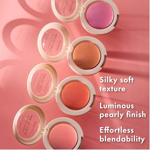 Catrice Soft Glam Baked Blush, Luminous Powder Flush (010 On Cloud Pink)
