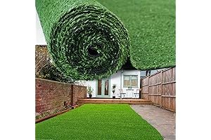 Artificial Grass Outdoor Indoor, 4 FT x 6 FT Grass Rug Patio,...