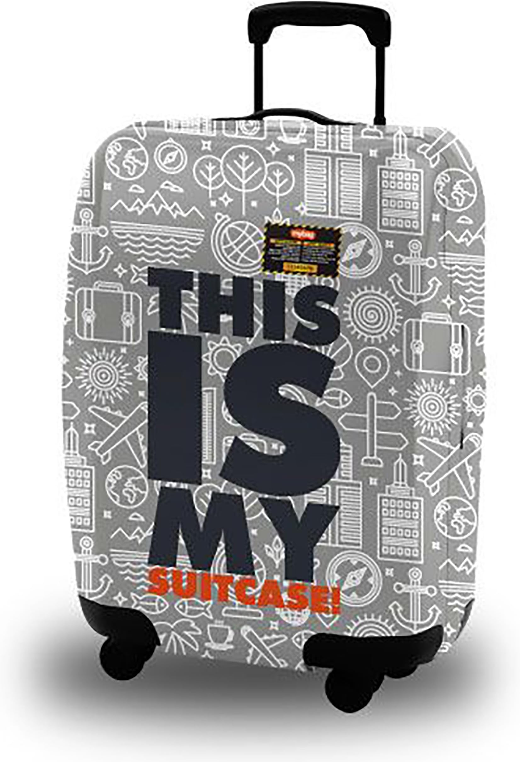 ComfoRED- MyBag Elegant Suitcase Cover Flexible From 17 inch to 33 inch (TYPO)