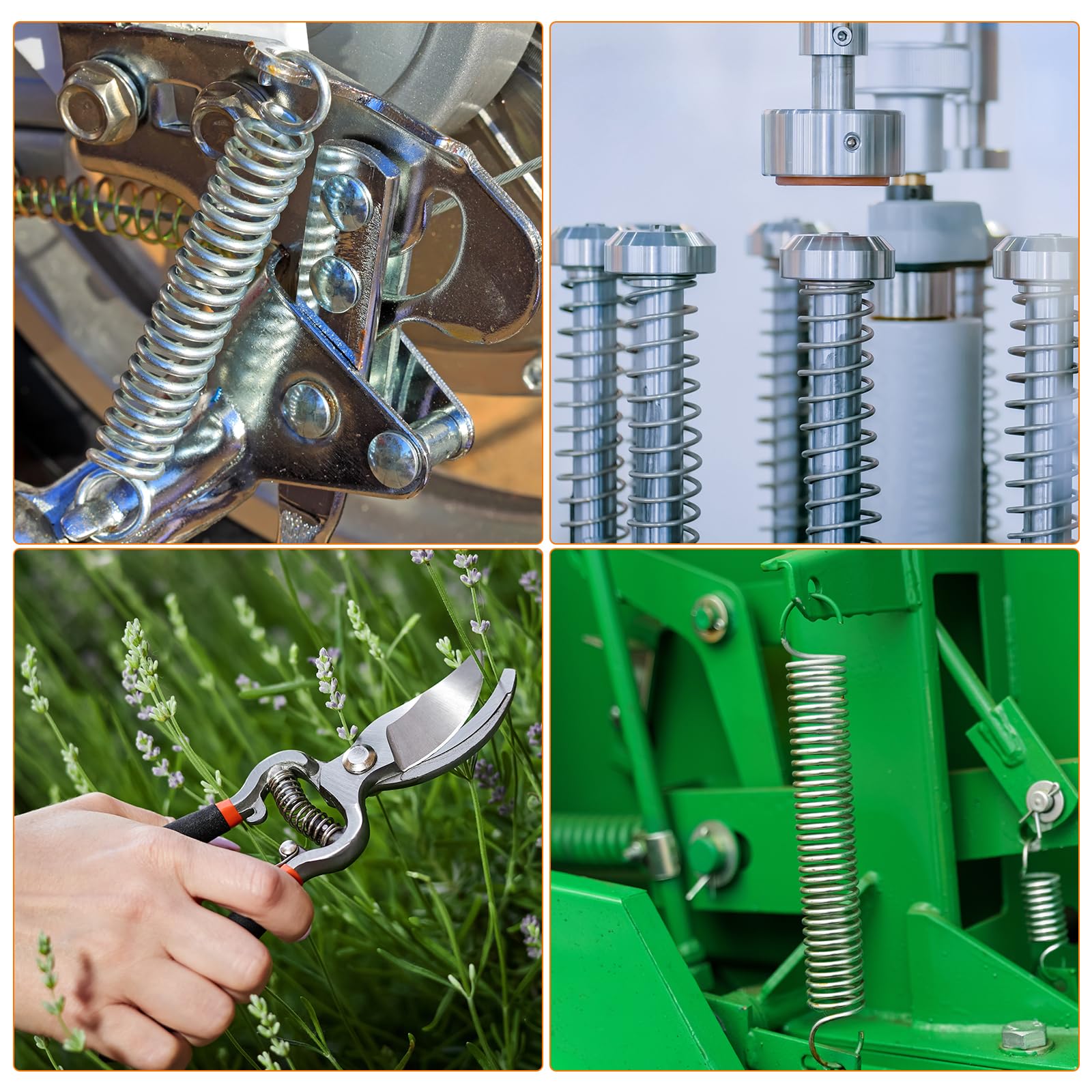 QUARKZMAN 5 sztuk sprężyn naciskowych, 0,5 x 5 x 20 mm, sprężyny naciskowe, sprężyna naciągowa, sprężyna spiralna, sprężyna spiralna, sprężyna stalowa 304, kolor srebrny
