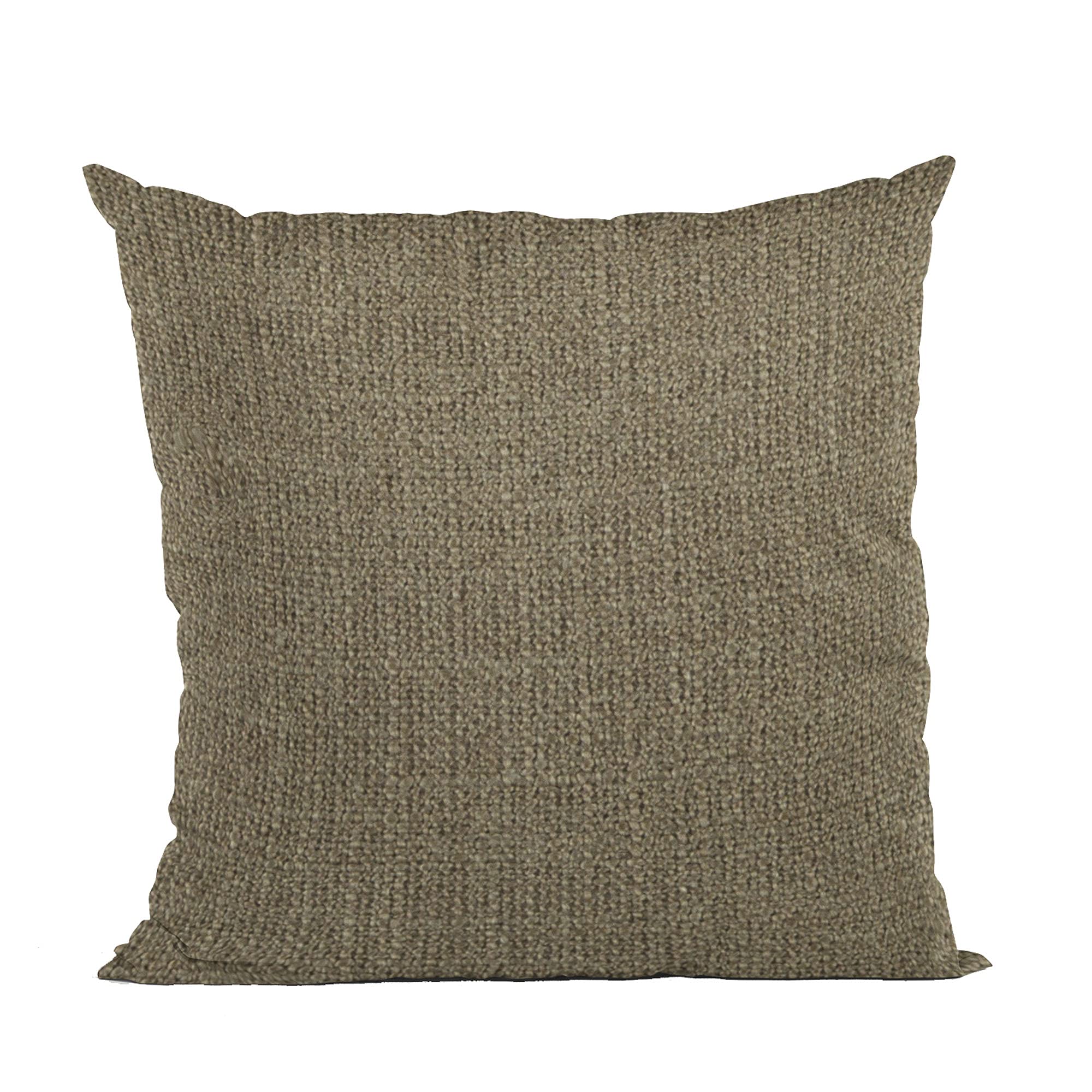 Plutus Brands Plutus Hemp Wall Textured Solid, with Open Weave. Luxury Throw Pillow 20in x 36in, Double Sided 20" x 36" King, Brown