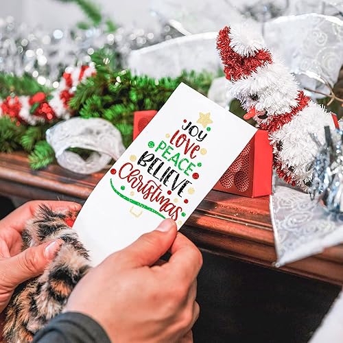 Miniatura 3 de GIRAFVINYL Vinilo con purpurina arcoíris verde azulado de 12 pulgadas x 4 pies, vinilo autoadhesivo fácil de quitar para decoración de bricolaje