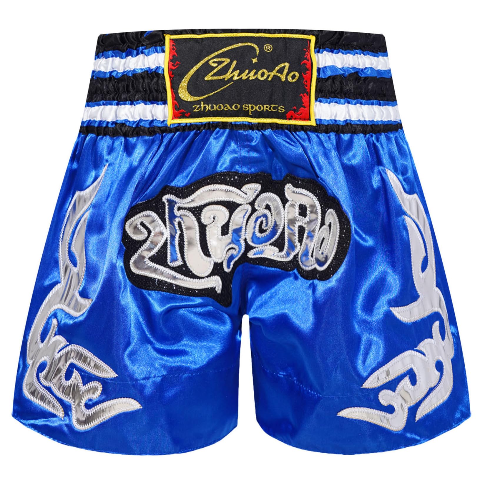 Runhomal Short de Boxe Combat Garcon Enfant MMA Kic-Boxing Fitness Training Fight Sport Kick Boxe Entraînement Grappling Muay Thai