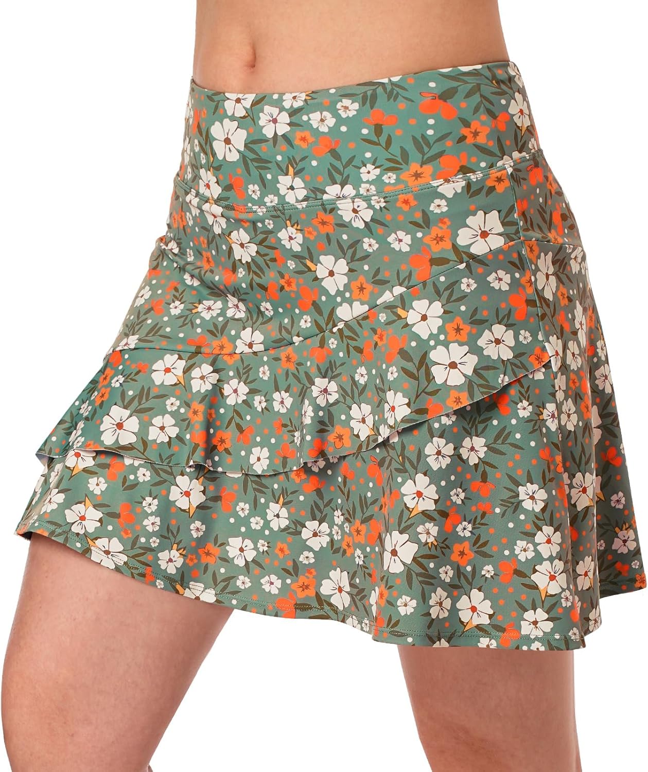 ANIVIVO Women Skorts Skirts 18" Tennis Golf Pickleball Ruffle Skorts Athletic Workout Skirt with Pockets - Image 2