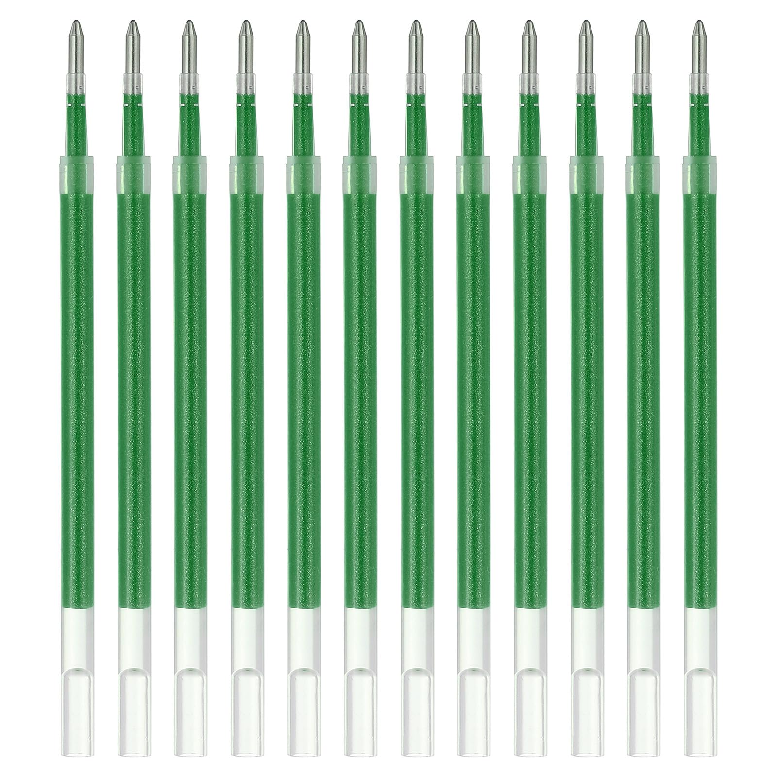 PATIKIL Bolígrafo Metálico Delgado, 6 Bolígrafos Retráctiles De Tinta Negra De Punta Media De 0.039 Pulgadas
