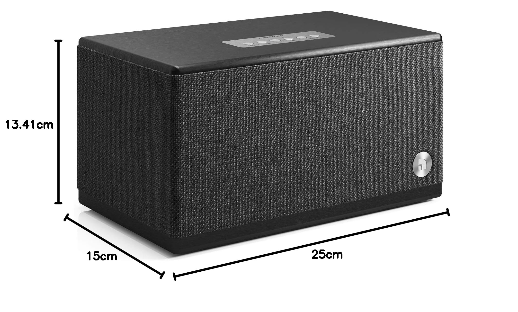 Audio Pro Altavoz Inalámbrico, Altavoz Bluetooth, Altavoz Activo con Reflejo de Graves, Altavoz de Estantería, Home Cinema, Diseño Nórdico, BT5, Negro