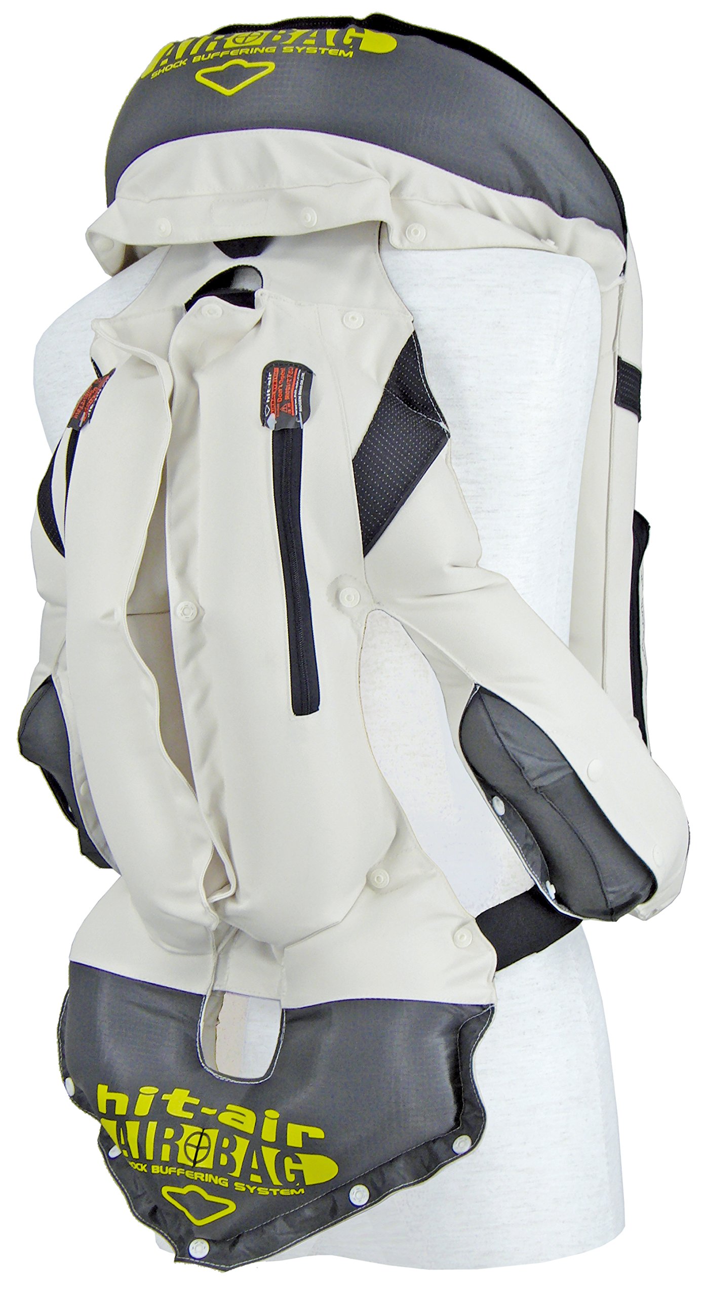 【限定品】ヒットエアー　ホワイト　Mサイズ Amazon | hit-air エアバック付ベスト MLV-C ホワイト L （M