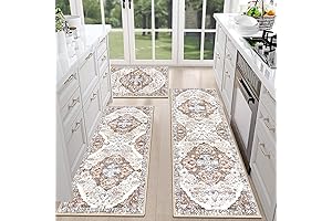 HEBE Washable Rug Runner: Elevate Your Kitchen's Aesthetic