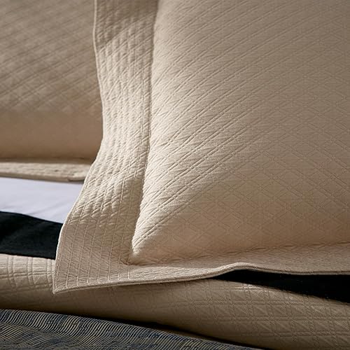 Miniatura 3 de Peacock Alley Fundas Alyssa  Detalles geométricos y texturizados para la decoración de tu dormitorio de lujo  100% algodón de fibra larga  Importado