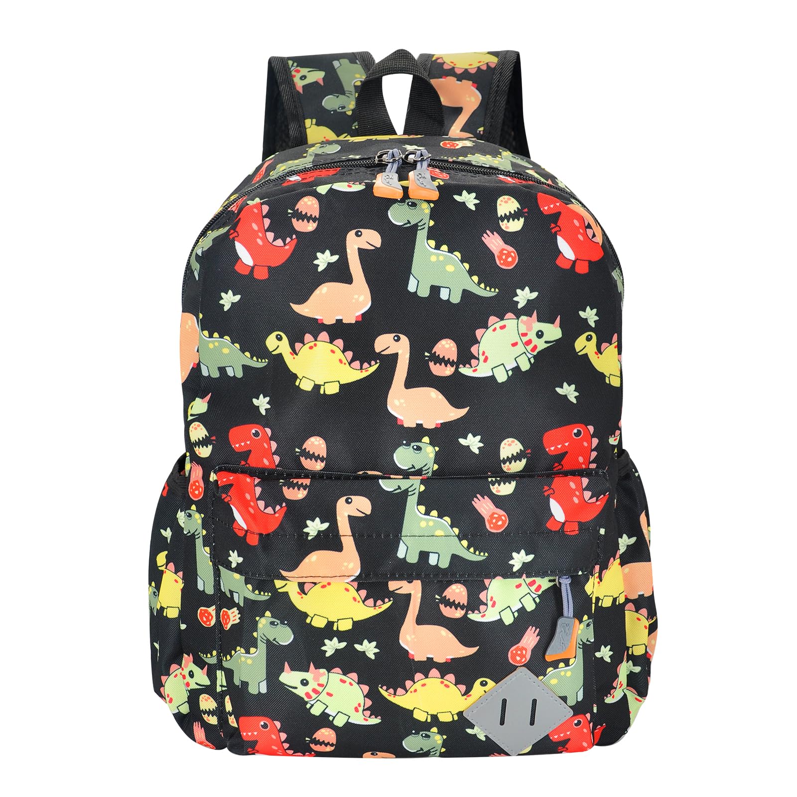 Kids Backpack for Preschool Kindergarten - 15 Inch Lightweight Dinosaur Cute School Bag for Boys Girls Ages 3-8