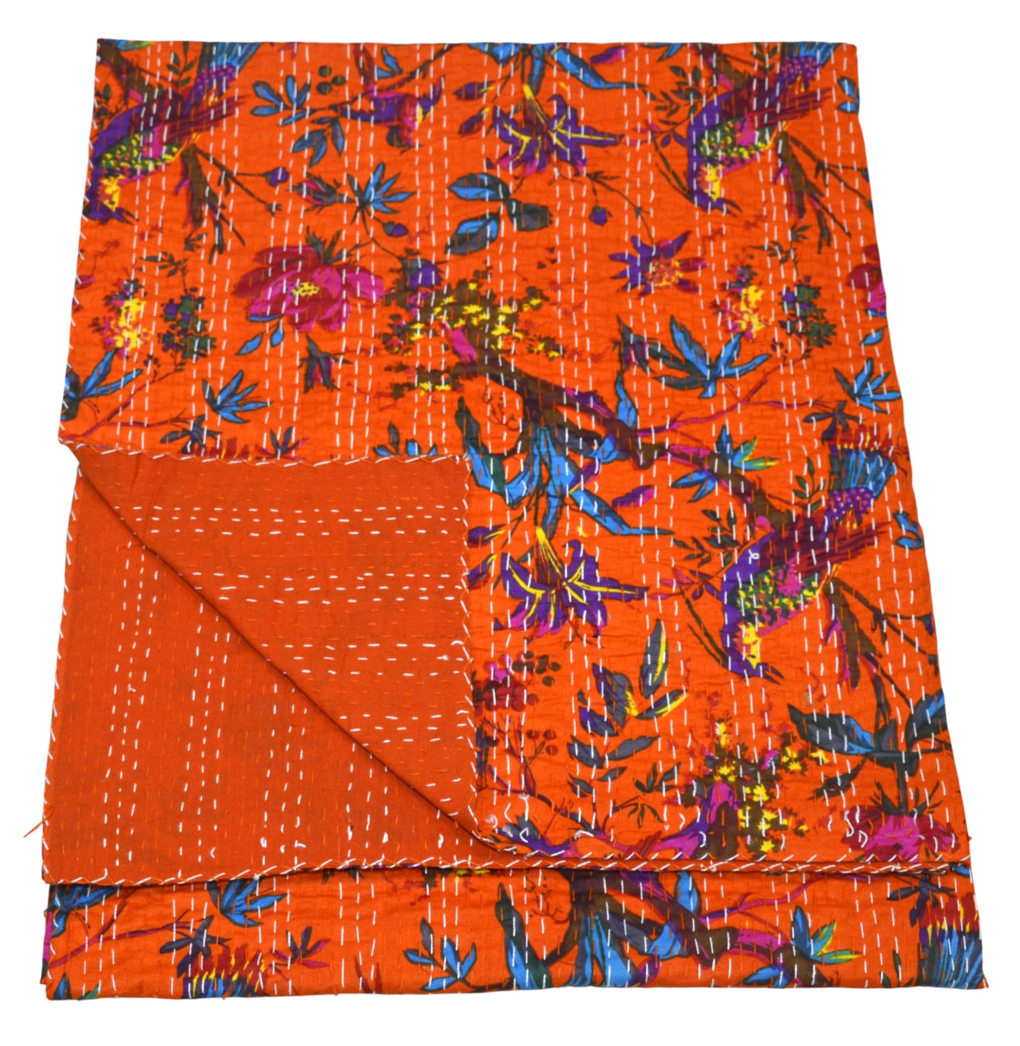 boho kołdry queen size bawełniana kołdra koc narzuta zestaw pościeli indyjski koc vintage kantha kołdra dwustronna pościel gudari jaipuri
