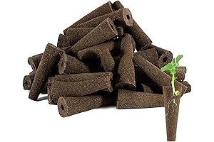 50 Grow Sponges for Hydroponics, Seed Pods for Hydroponic Garden to Enhance Gardening Productivity