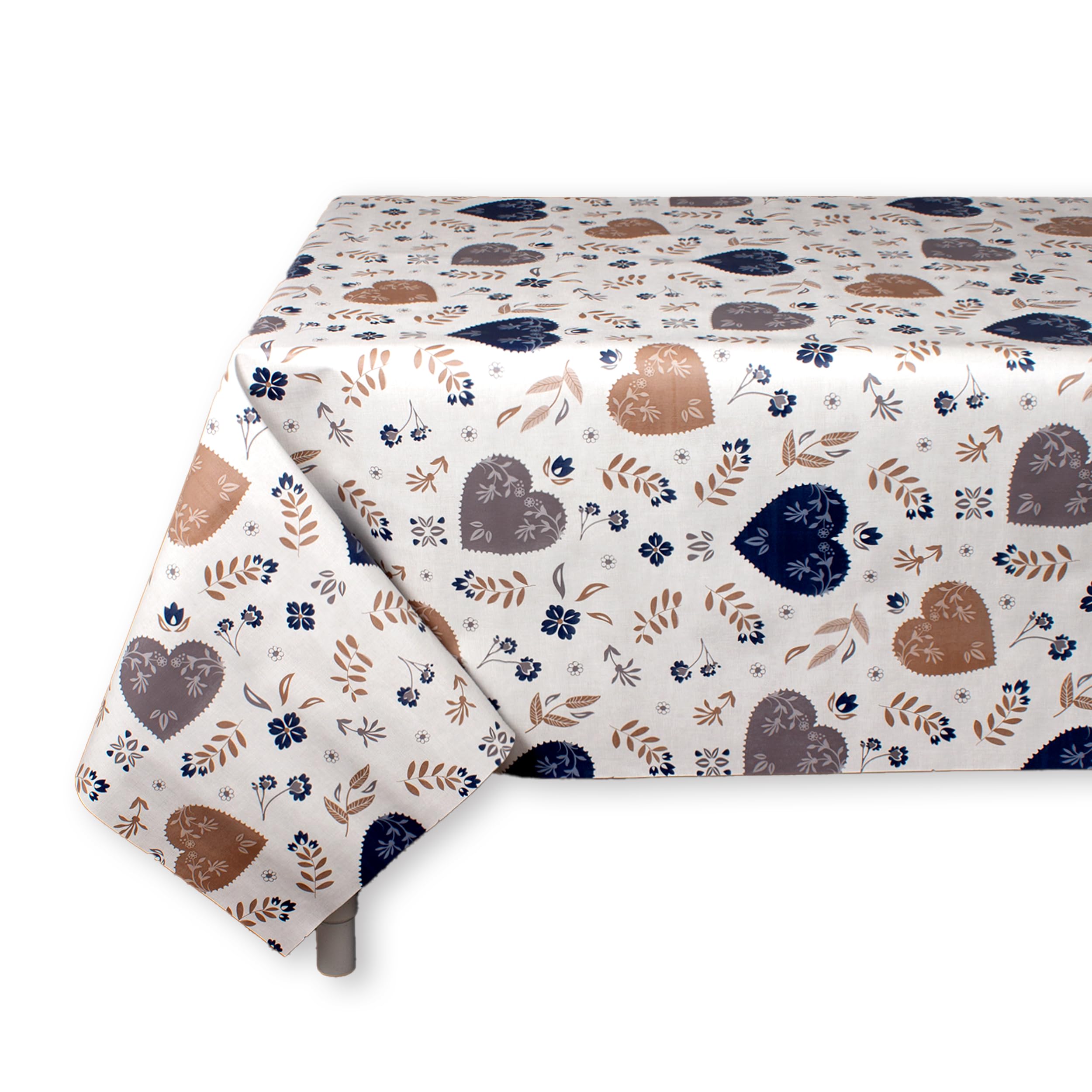 BESCH Mantel PVC Rectangular Impermeable Lavable y Fácil de Limpiar Certificado Oeko-Tex® Standard 100 - Mantel Hule Antimanchas para Mesas Tamaño 100x140cm — view 16