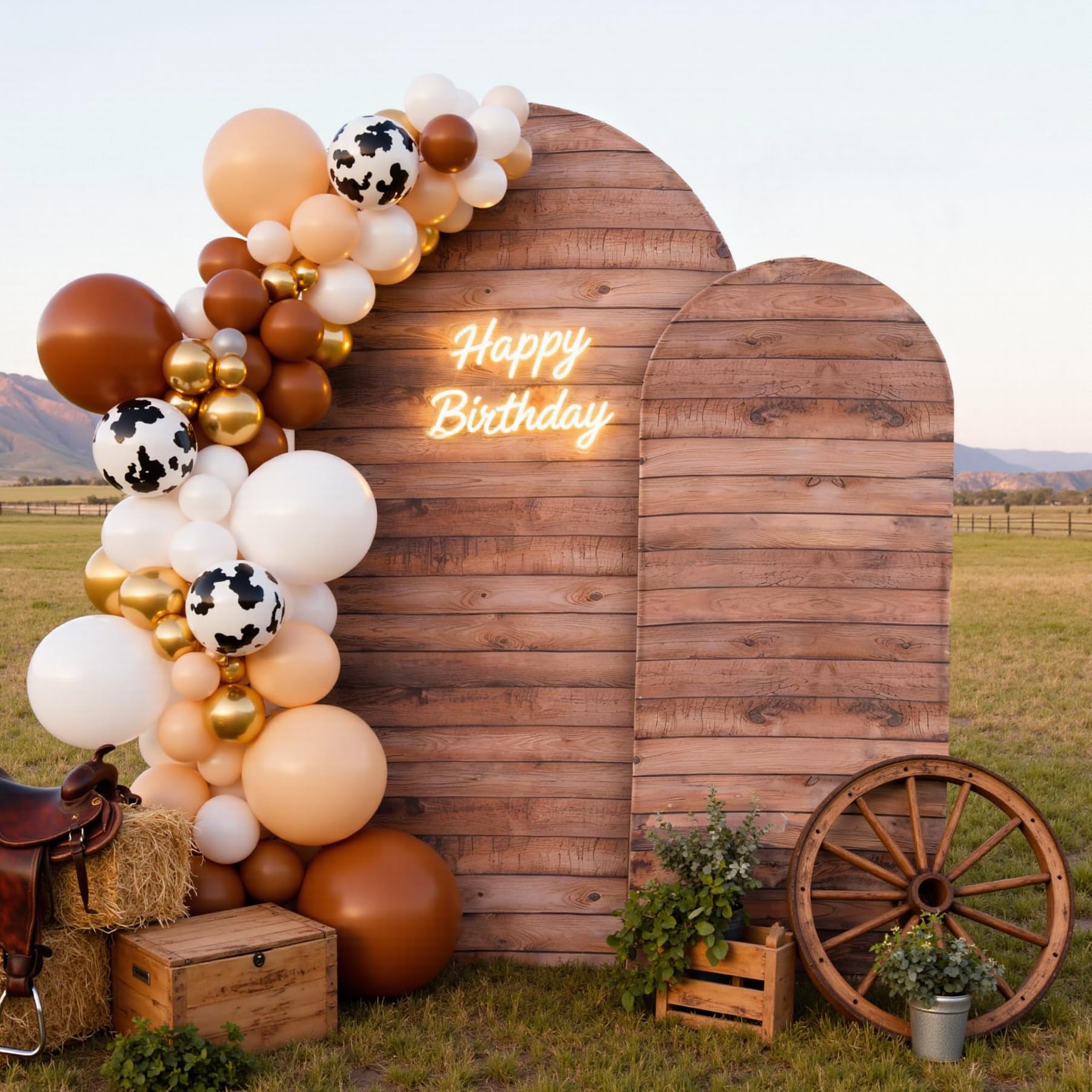 Photo 1 of SparkleGather Arch Backdrop Cover Set (6ft, 7.2ft)