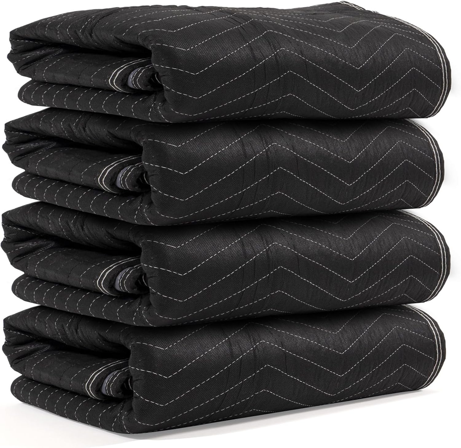 US Cargo Control 95 lb/Dozen, Machine Washable 80″x72″ Large Heavy Duty Moving Blanket, MBSUPREME95 Supreme Mover, 4-Pack