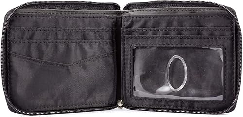 Miniatura 6 de Big Skinny Cartera delgada con cremallera para hombre, con capacidad para hasta 25 tarjetas