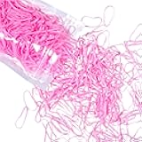 Hair Bands, Rubber Elastics, 300pcs, Pink