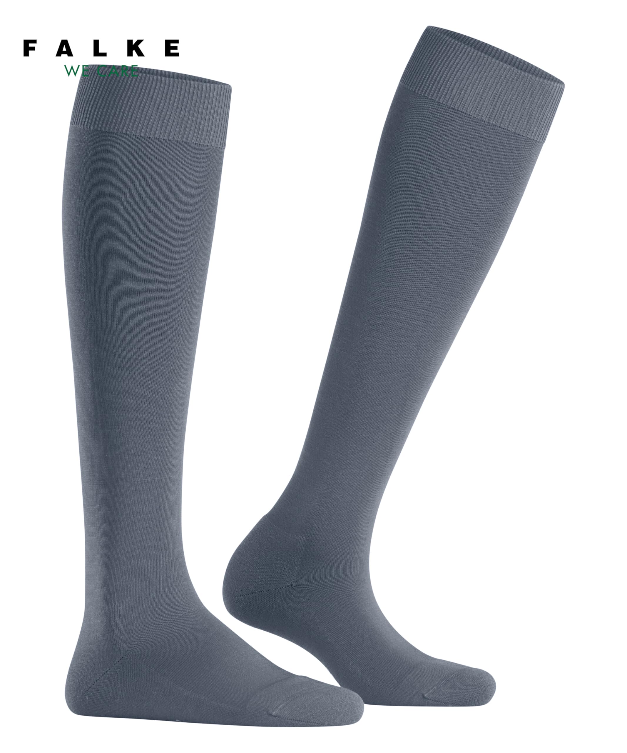 FALKE femme ClimaWool chaussettes longues respirantes régulation climatique anti-odeur laine lyocell fines unies élégantes pour vie quotidienne et travail 1 paire