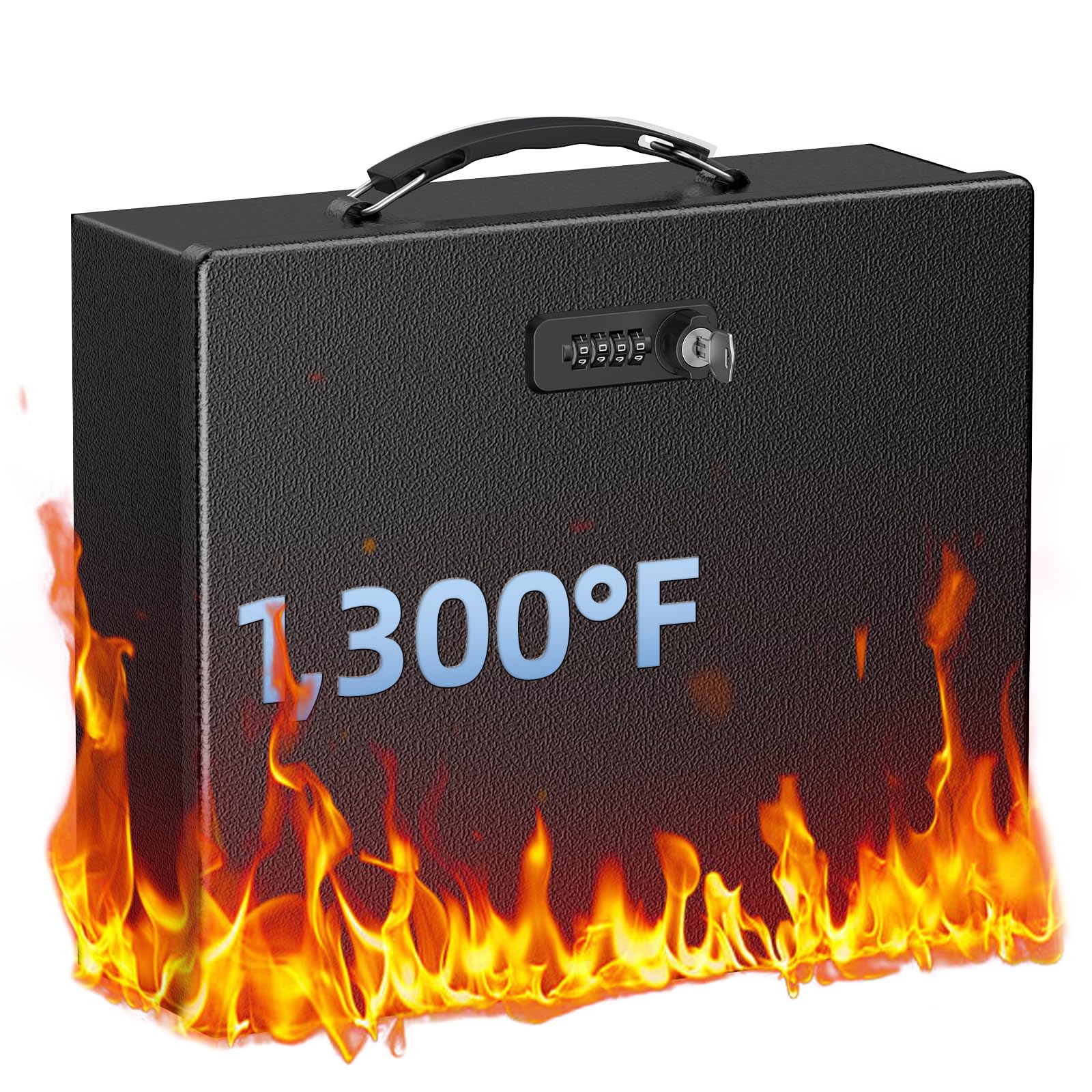 Amazon.com: Uniclife Fireproof Document Box with Combination & Key