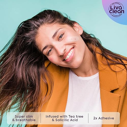 Miniatura 9 de Parches grandes para espinillas de 60 quilates, parches hidrocoloides para acné con ácido salicílico, árbol de té y aceite de caléndula, parche de