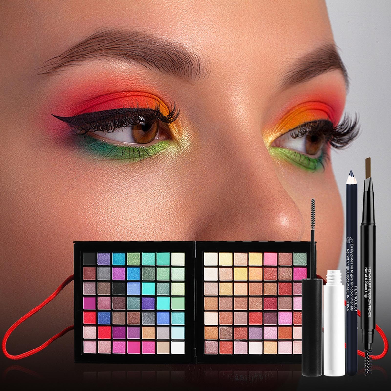 Komplettes Makeup-Set, komplettes Kosmetik-Set, Make-up-Palette für | Anfänger, Make-up-Essentials-Set, Beauty-Set für Damen, Schönheits-Set für Damen, Schönheits-Make-up-Set, für Mädchen,