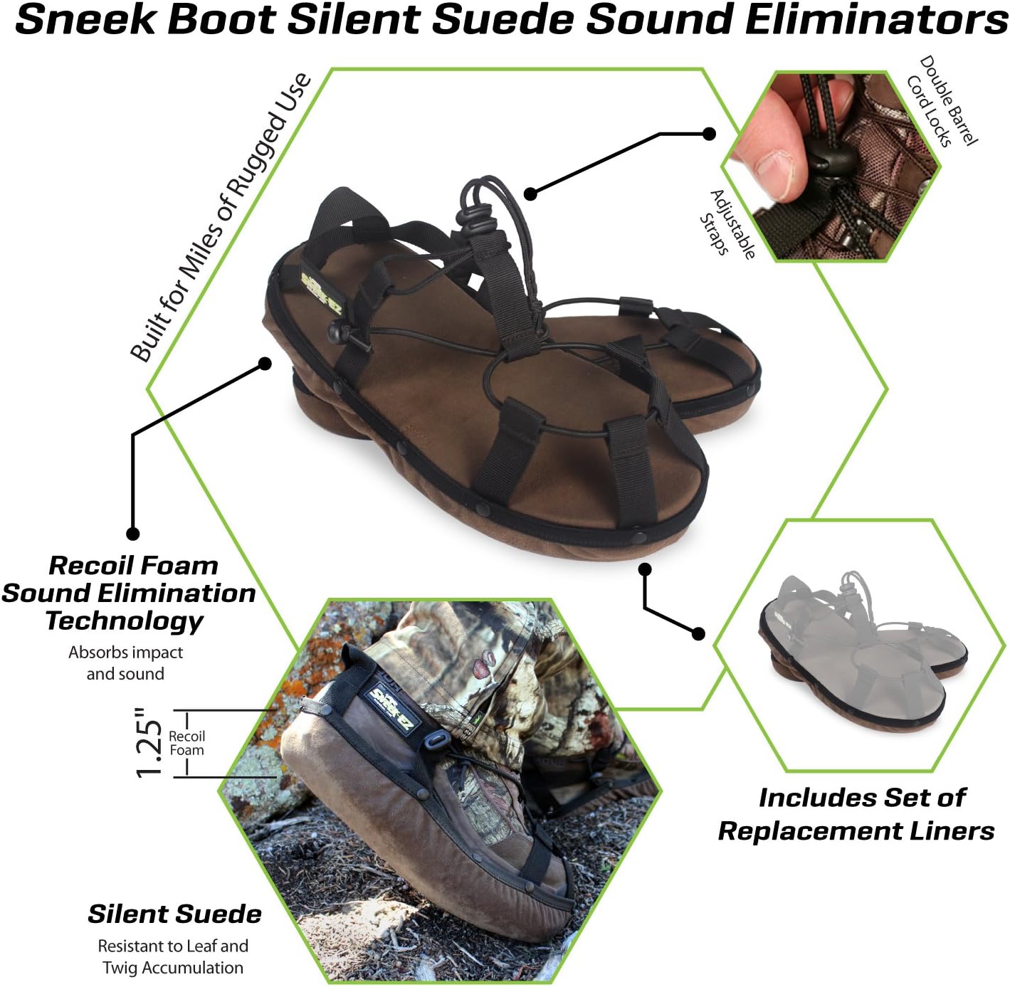 Silent Suede Sneek Boots Large (fits Men's 8.5-10)