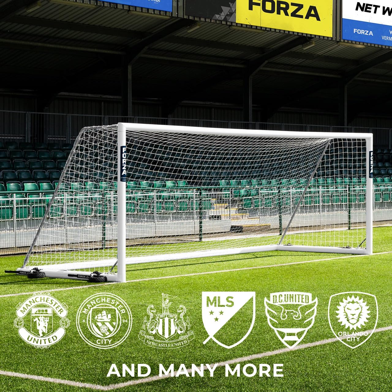 FORZA Aluminum Soccer Goals [11 Sizes] | Professional Soccer Goal Posts *The Goal Nets Used by MLS & Premier League Clubs*