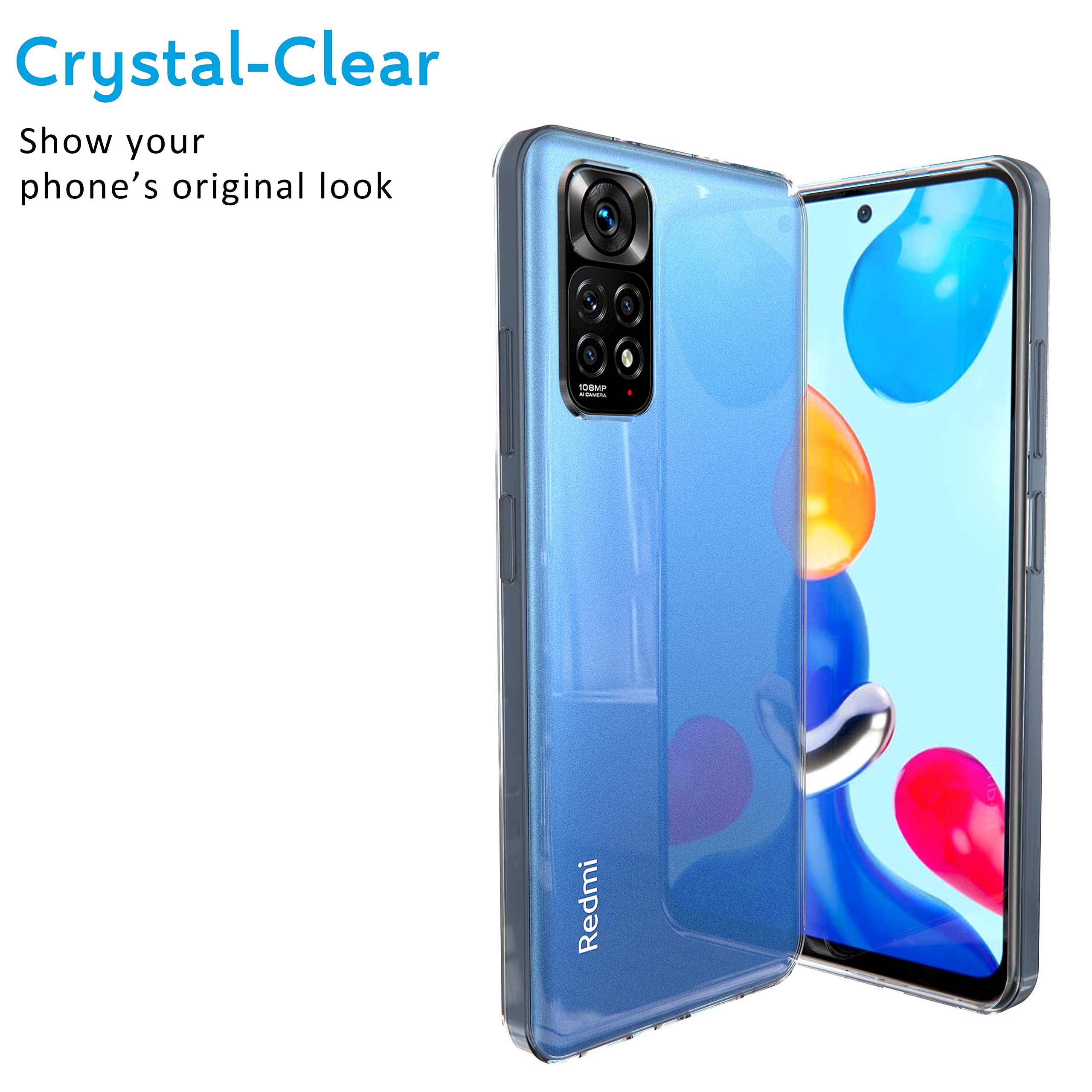 Custodia BigBen Xiaomi Redmi Note 11S Trasparente Morbida e Sottile