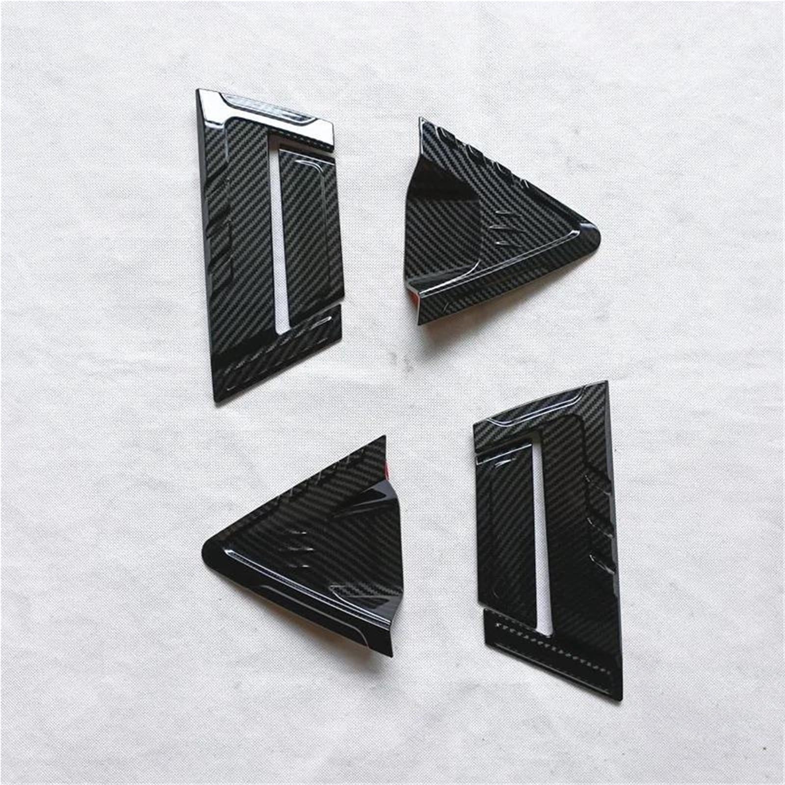KJHOPY Door Handle Bowl Cover Trim Plastic Carbon Fiber Accessories for HRV for Vezel 2022 2023 2024 2025(Rear)