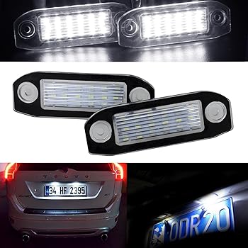 volvo c30 number plate bulb