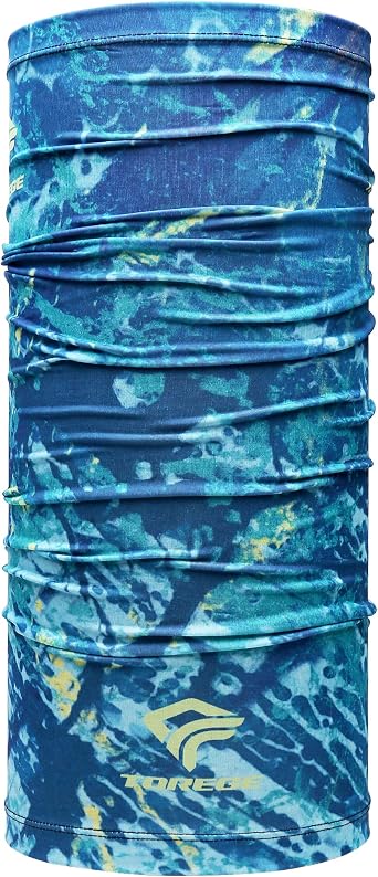 TOREGE Neck Gaiter Breathable Face Cover with Lycra Fabric,UV-Protection Gator Mask Scarf for Men & Women