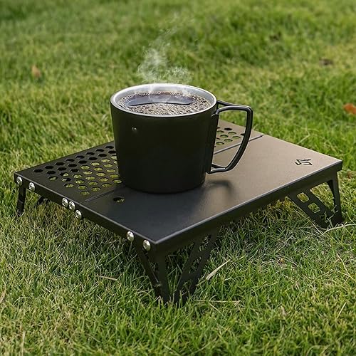 Miniatura 2 de Mesa portátil de peso ligero de viaje instantáneos configuraciones mesa de playa plegable para acampar senderismo mochilero picnic al aire libre