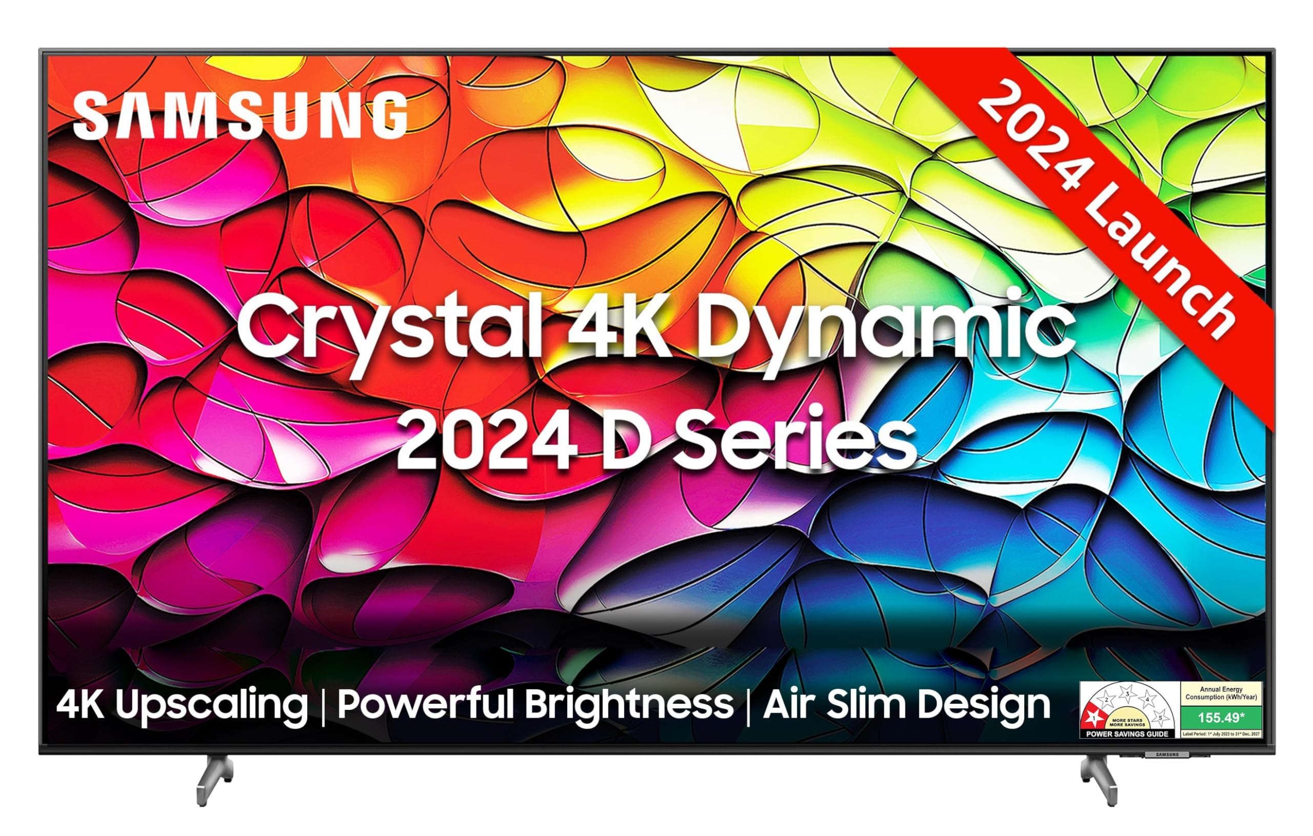 Samsung 108 cm (43 inches) D Series Brighter Crystal 4K Dynamic Ultra HD Smart LED TV UA43DUE80AKLXL (Titan Gray)