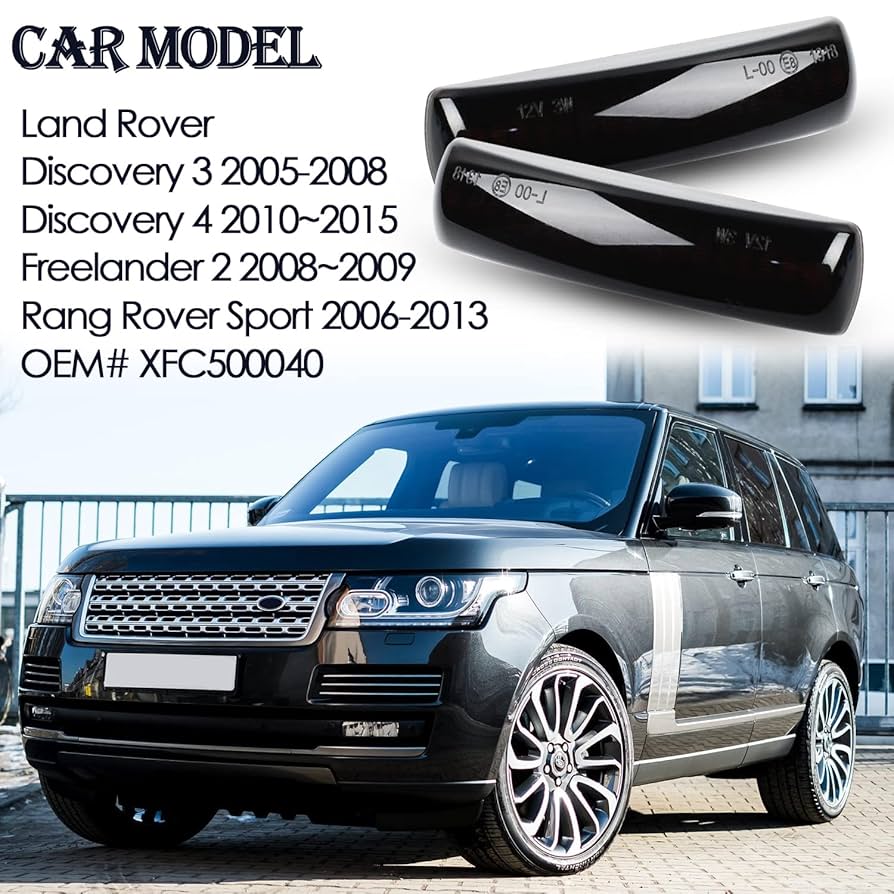 HAUSNN LED License Plate Light For Land Rover Discovery 3 4 Freelander 2 For Rang Rover Sport