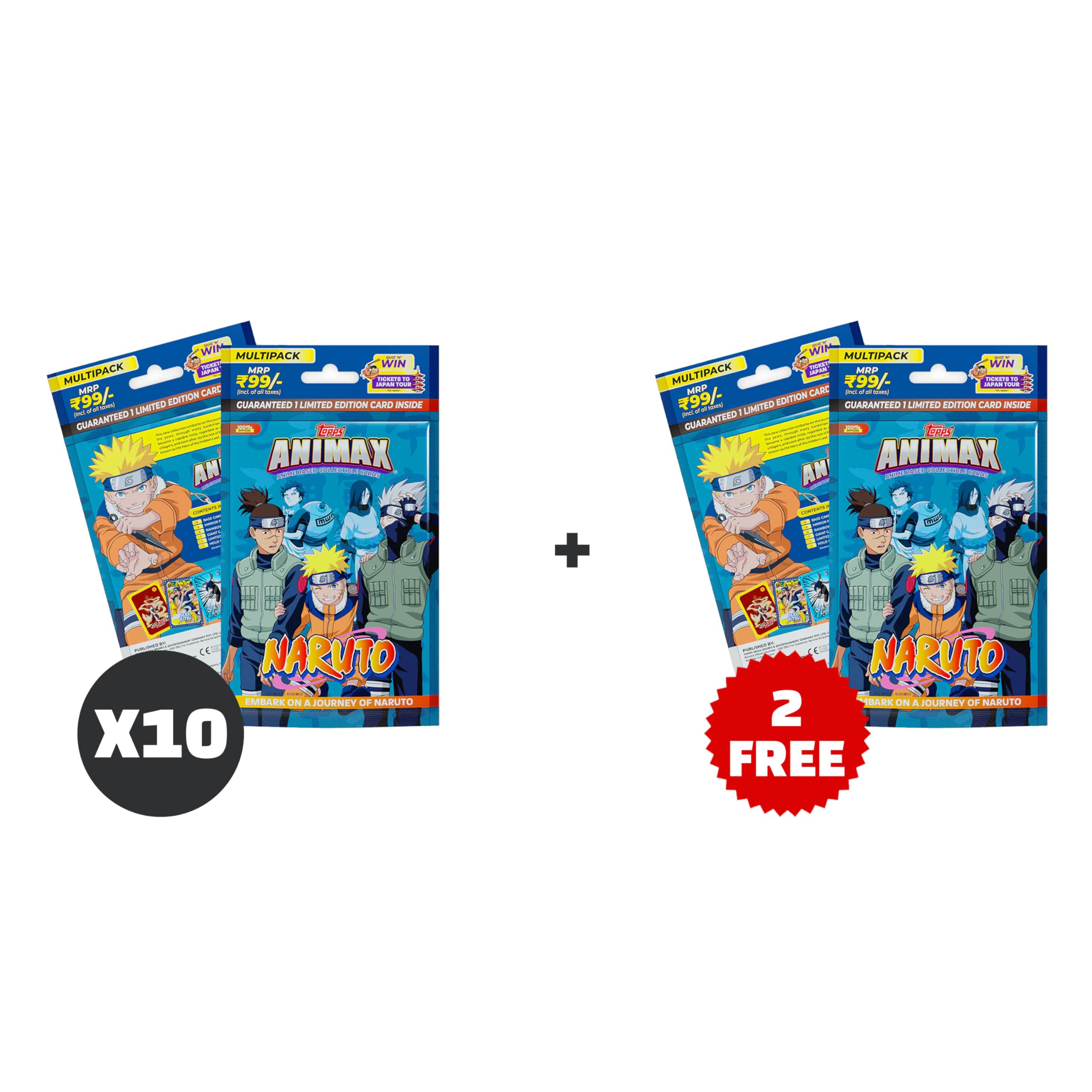 Buy Topps Animax 2024 Official Naruto Collectible Card Game